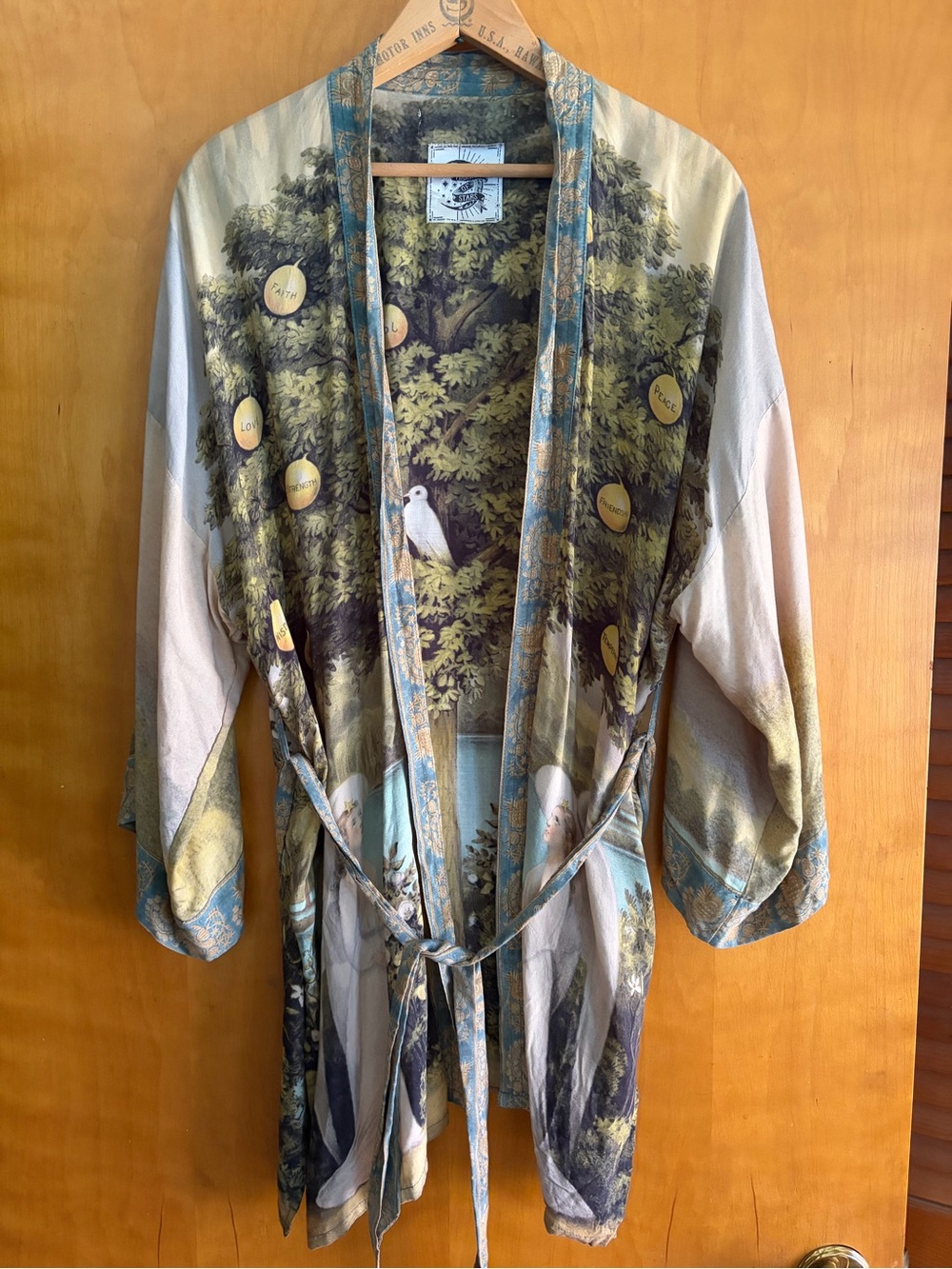Soft Printed Duster Jacket - Multicolor